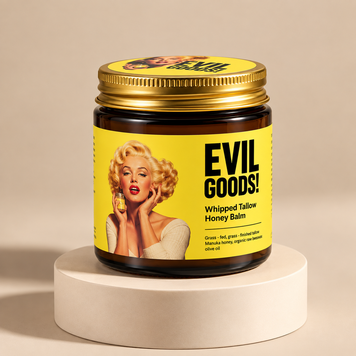 EVIL GOODS! Whipped Tallow Honey Balm